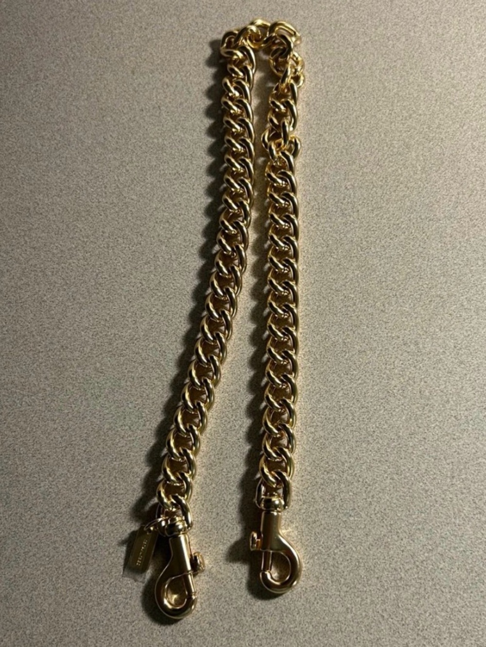 COACH CHUNKY GOLD CHAIN / STRAP